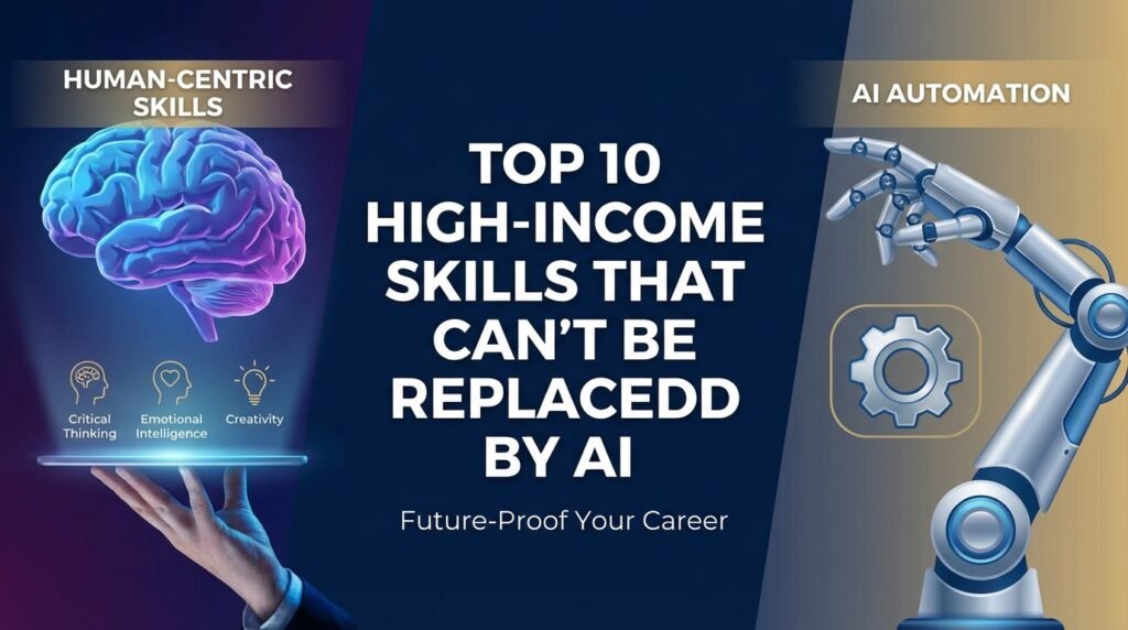 Top 10 High-Income Skills That Can't Be Replaced by AI